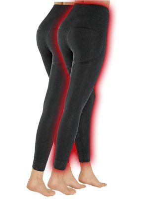 Smarttex Thermo-Leggins, 2er Set (Größe: L/XL)