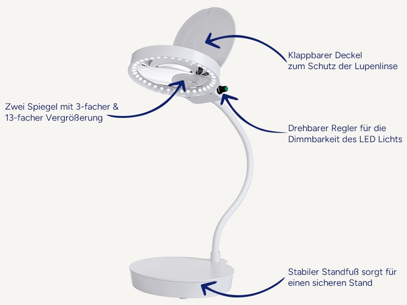 LED Lupenleuchte  von Orbisana im Überblick