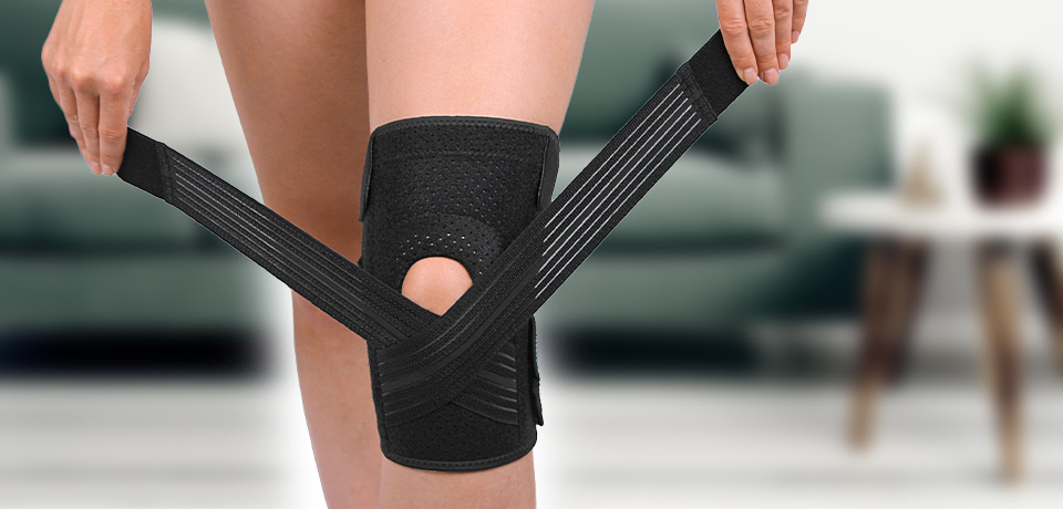 Kniebandage Flexitek mit Klettverschluss